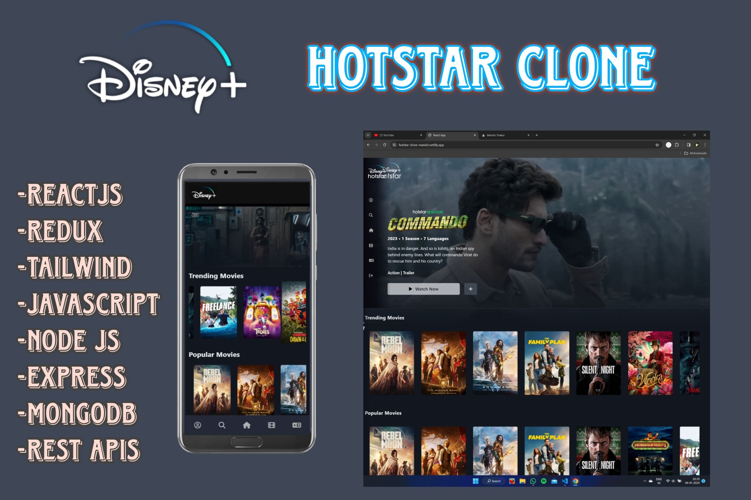 Hotstar Clone